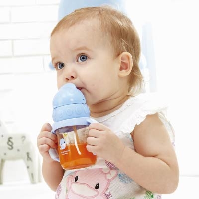 酷咕鴨酷樂滑蓋學習杯-PES寬口徑