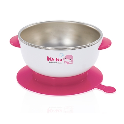 不銹鋼隔熱吸盤碗