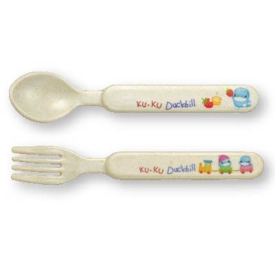 酷咕鴨植纖湯叉組