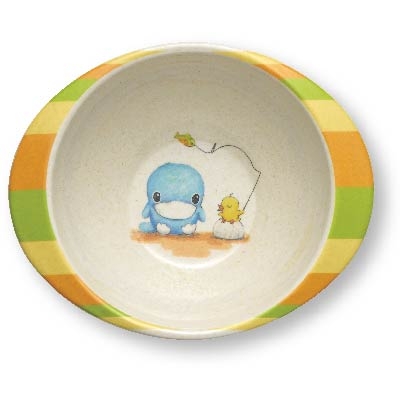 酷咕鴨植纖雙耳碗