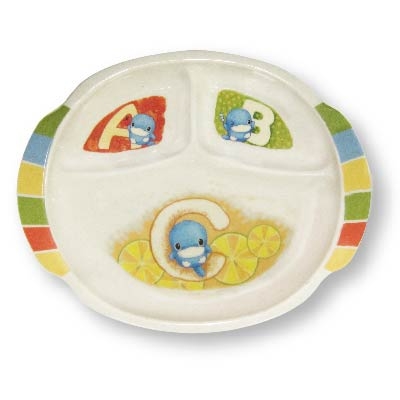 酷咕鴨植纖三格盤