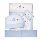 7-Piece Crib Bedding Set -Starry Sky