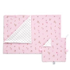 酷咕鴨荳荳安撫毯-古典粉