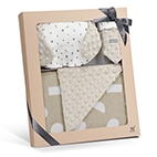 (新品預告) KUKU PLUS  極簡幾何神奇荳荳安撫毯套組禮盒