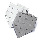 嗶嗶猴雙面三角領巾