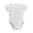 懶人洞洞包屁衣-繽紛藍 6-12m