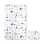 北歐迷境森林紗布澡巾-2入