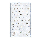 狐狸熊滿底緹花紗布澡巾-2入