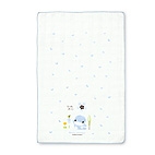 格子緹花紗布澡巾-2入