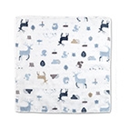 北歐迷境森林紗布手帕-5入