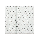 KUKU PLUS 極簡幾何紗布澡巾-2入