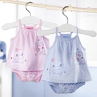 涼夏肩帶連身衣裙