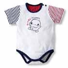 酷咕鴨時尚條紋連身裝