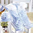 酷咕鴨優雅條紋短兔裝