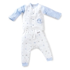 夏樂印花長袖套裝