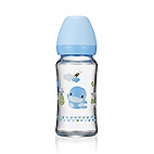 Borosilicate glass Wide-Neck Feeding Bottle-240ml