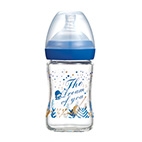 The Dream of You Glass Wide-Nick feeding bottle-150ml (Dark Blue)