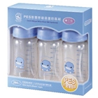 酷咕鴨PES智慧呼吸葫蘆奶瓶組3入-寬口口徑