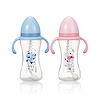 Wide Neck PP Feeding Bottle with Handle