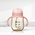 KUKU PLUS 純真之瞳寬口PPSU訓練杯-210ml